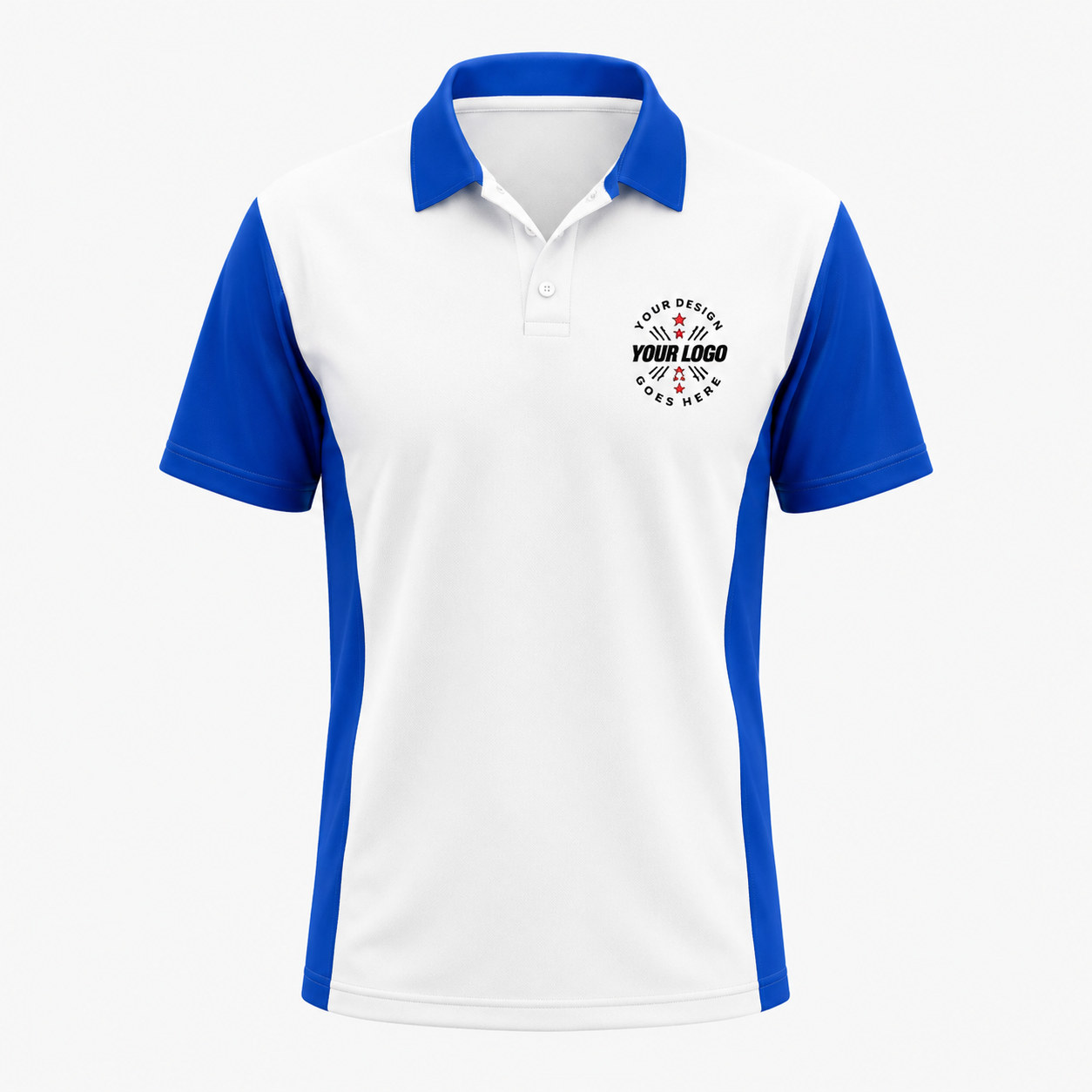 Cleaning Polo Shirt with Logo – White & Lime Green Housekeeping Uniform