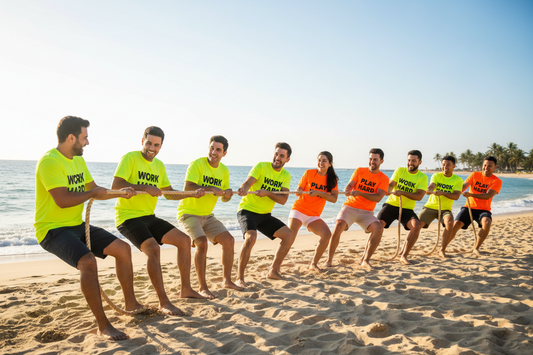 Bursting with Energy: Top Team Building T-Shirt Design Trends for 2026