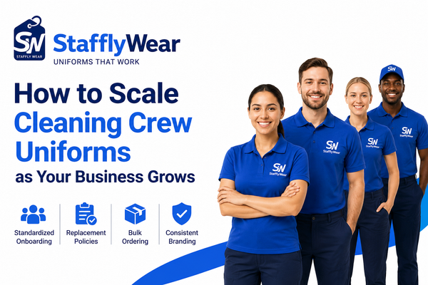 How to Scale Cleaning Crew Uniforms as Your Business Grows
