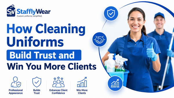 How Cleaning Uniforms Build Trust and Win You More Clients