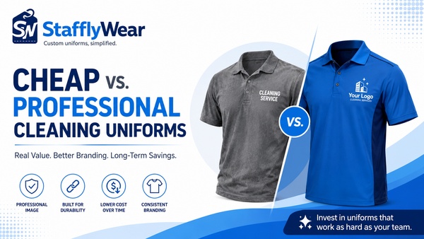 Cheap vs. Professional Cleaning Uniforms