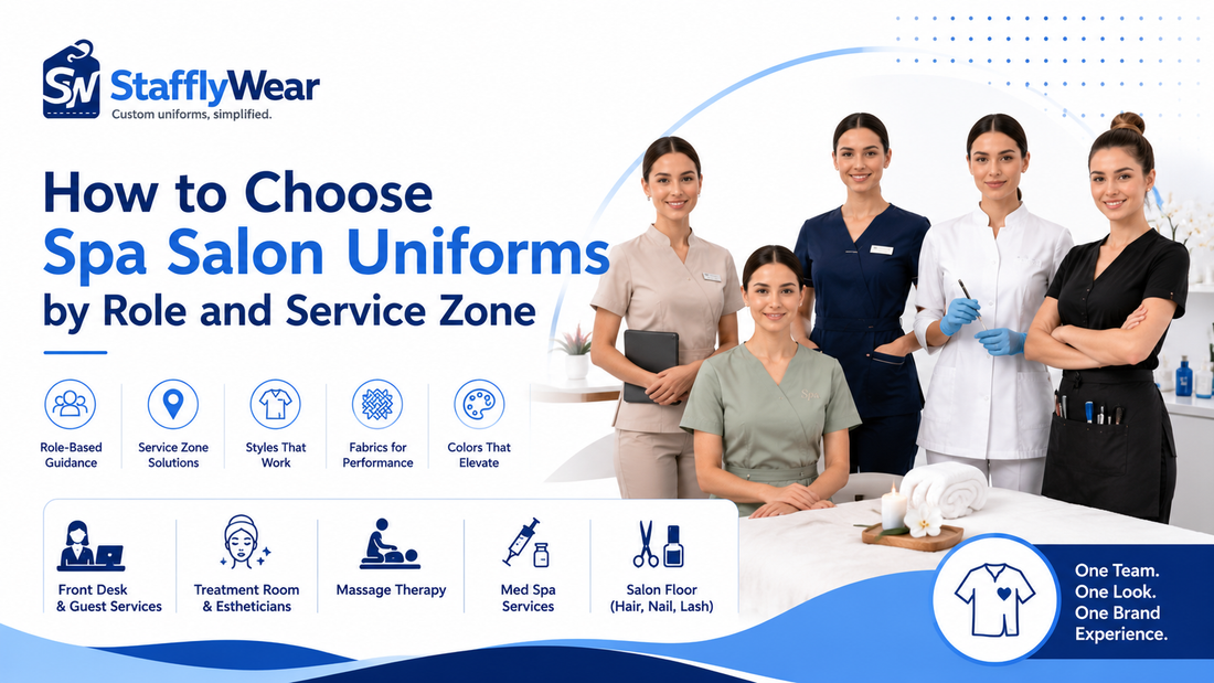 How to Choose Spa Salon Uniforms by Role and Service Zone