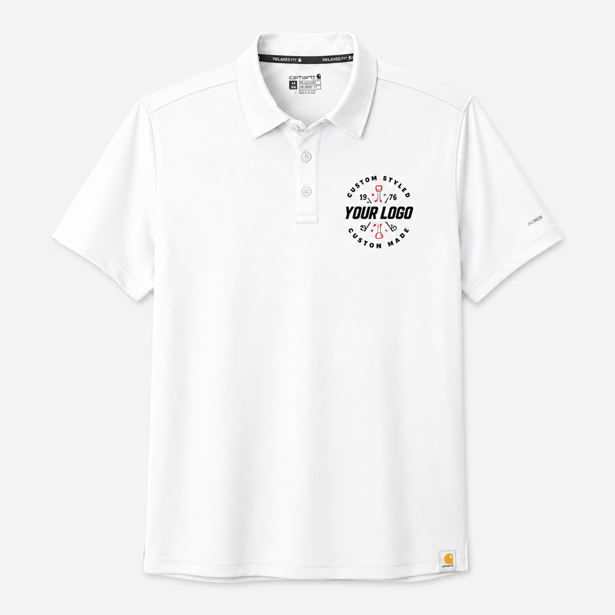Carhartt Force Polo with Logo – Snag-Resistant Pocket Work Polo
