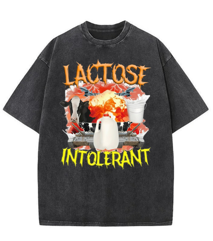 Washed Lactose Intolerant Graphic Tee