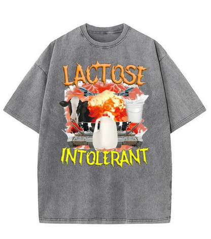Washed Lactose Intolerant Graphic Tee