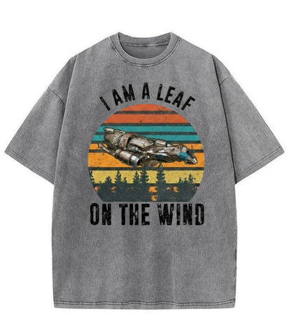 Washed Leaf On The Wind Sci-Fi Graphic Tee