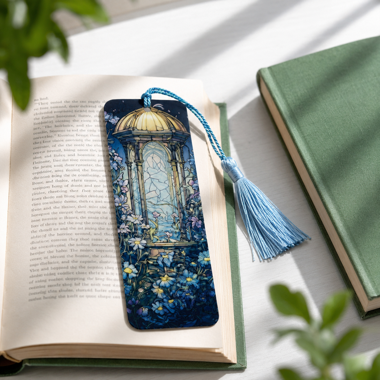 Floral Garden Acrylic Suncatcher Bookmark