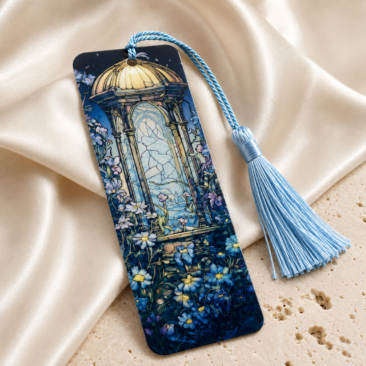 Floral Garden Acrylic Suncatcher Bookmark
