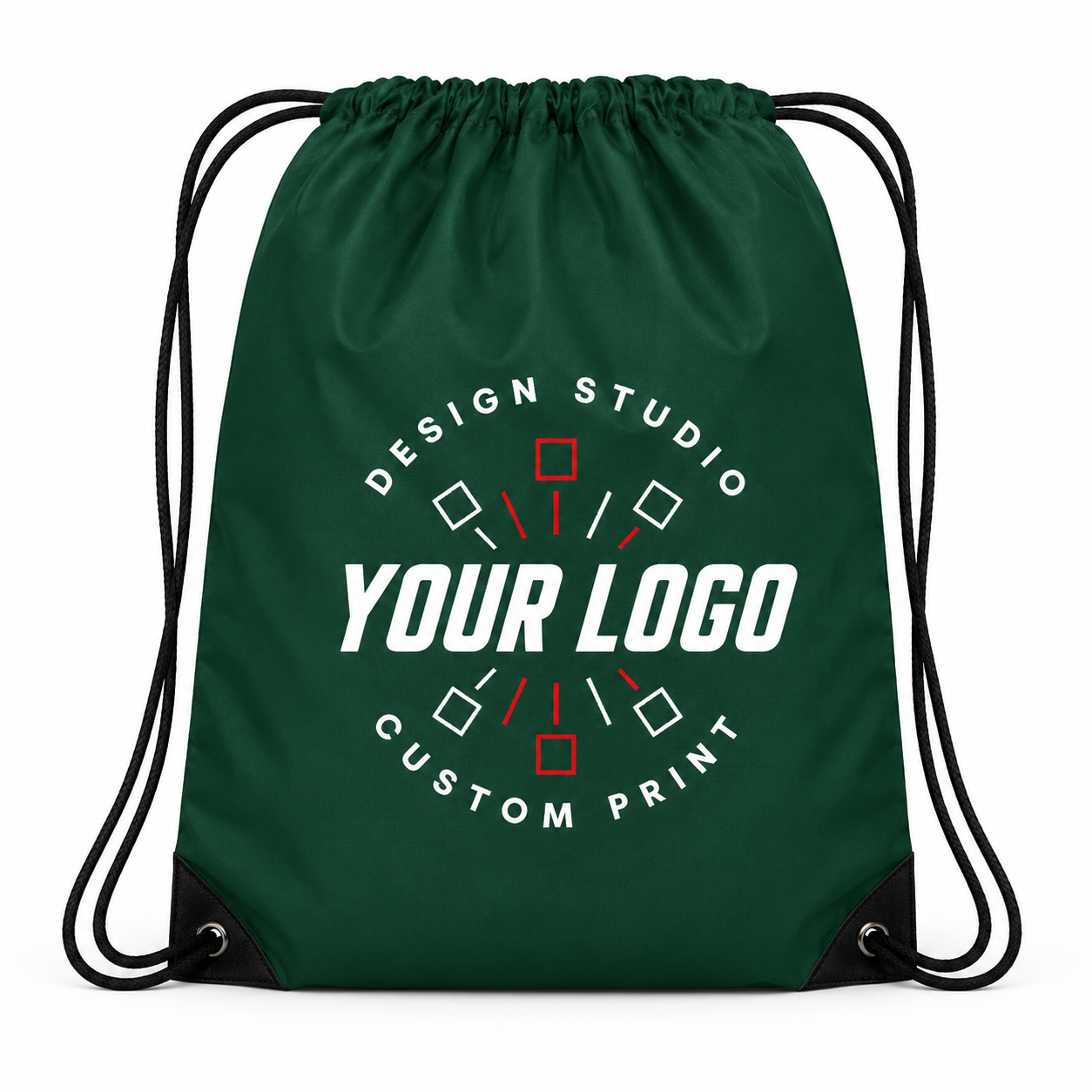 Durable Recycled rPET Drawstring Sport Bag with Custom Logo