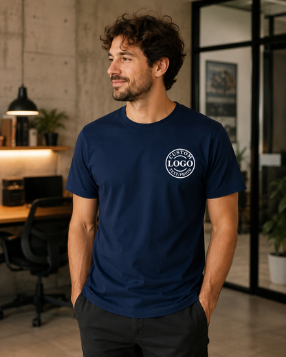 Custom Logo T-Shirt – Personalized Front & Back Print for Teams