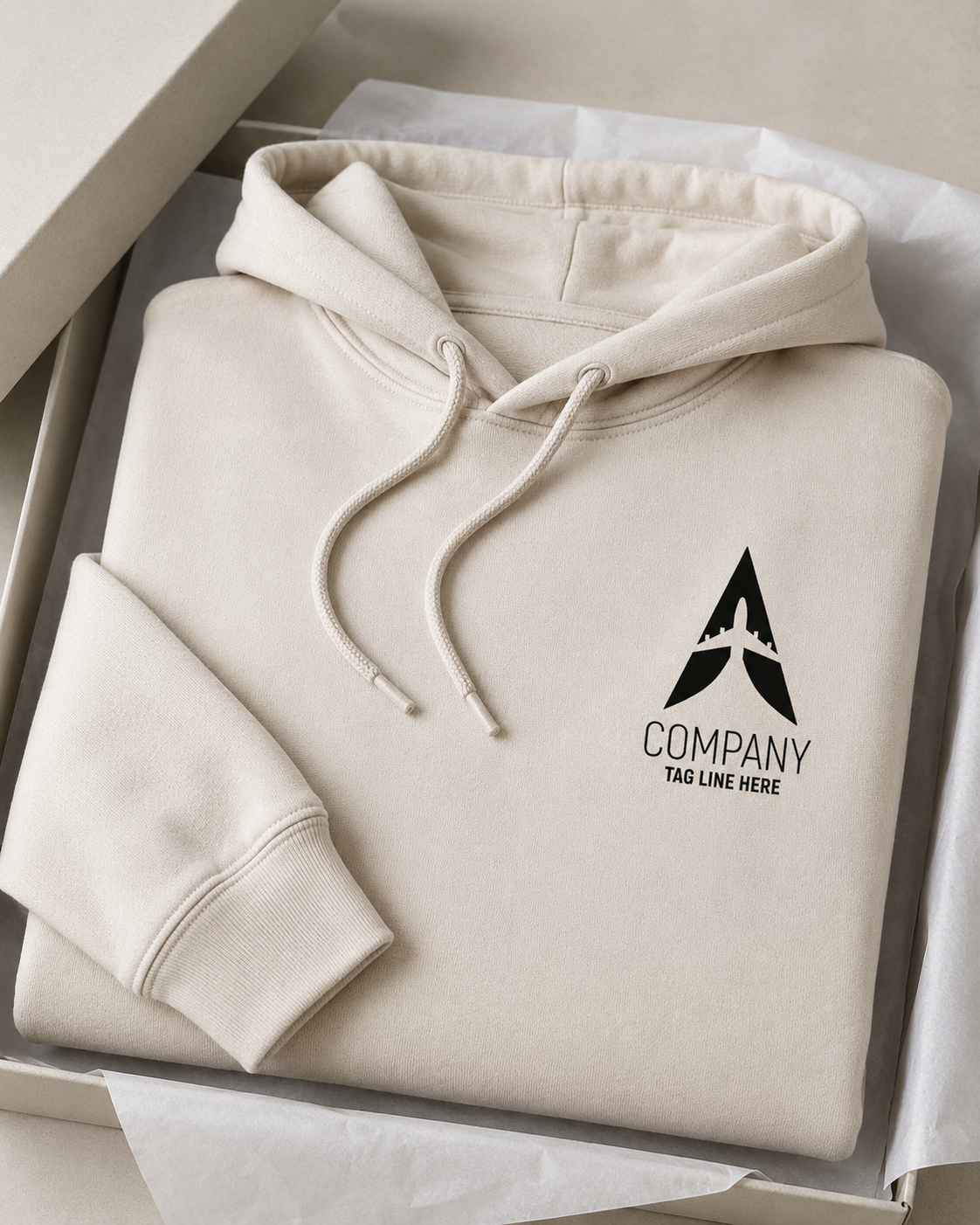 Custom Logo Hoodie – Personalized Front & Back Print for Staff & Teams