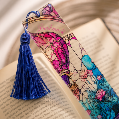 Acrylic Suncatcher Bookmark with Tassel
