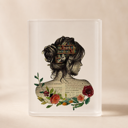 Custom Book Acrylic Vase