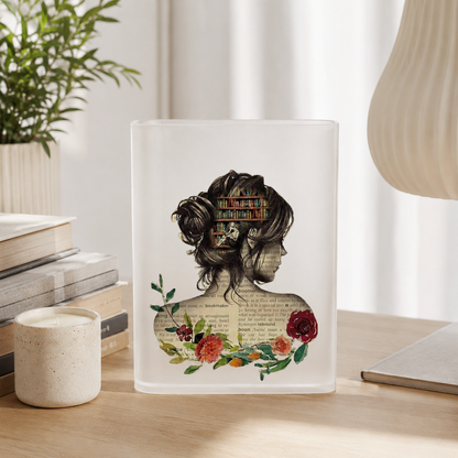 Custom Book Acrylic Vase