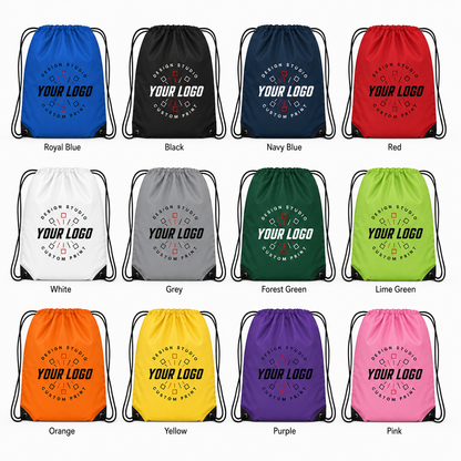 Durable Recycled rPET Drawstring Sport Bag with Custom Logo