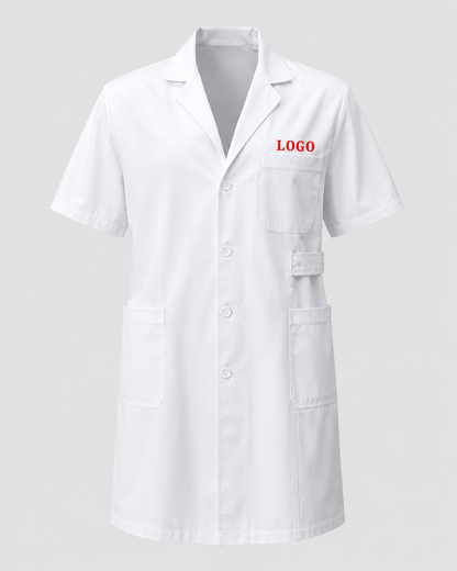 Embroidered Doctor Lab Coat – Personalized Medical White Coat with Name or Logo