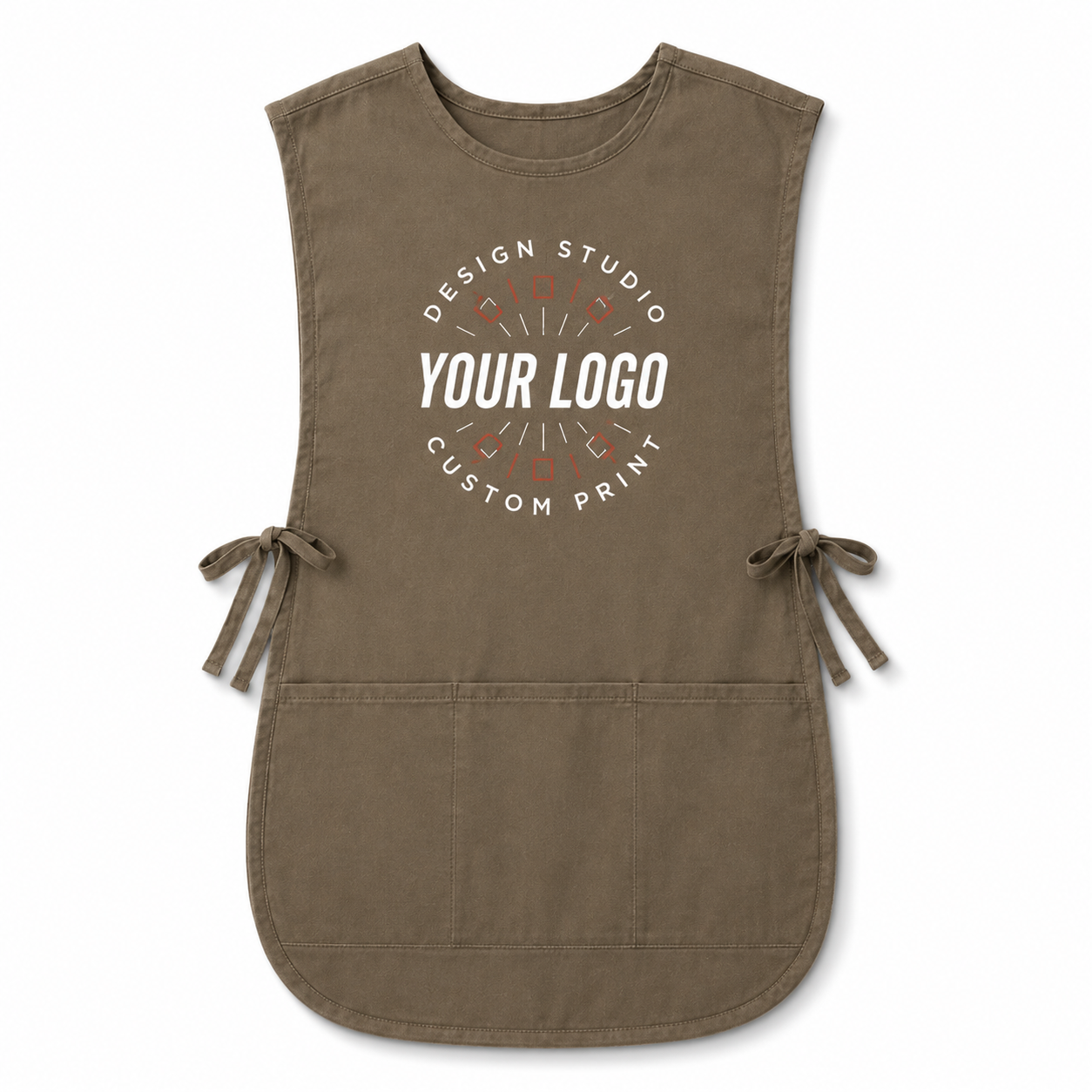 Port Authority Cobbler Apron – Custom Logo Tabard Apron with Three Pockets