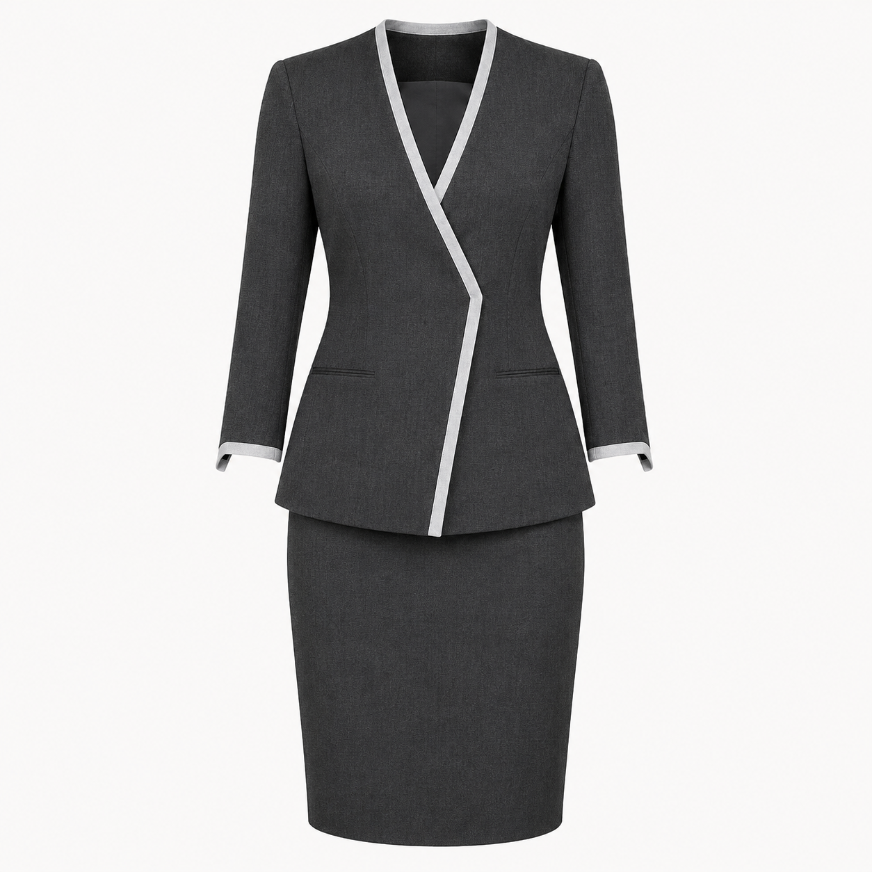 Women’s Spa Receptionist Uniform Set with Logo – Luxury Salon Front Desk Outfit