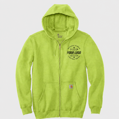 Personalized Carhartt Hoodie – Custom Logo Full-Zip Sweatshirt for Teams & Crews