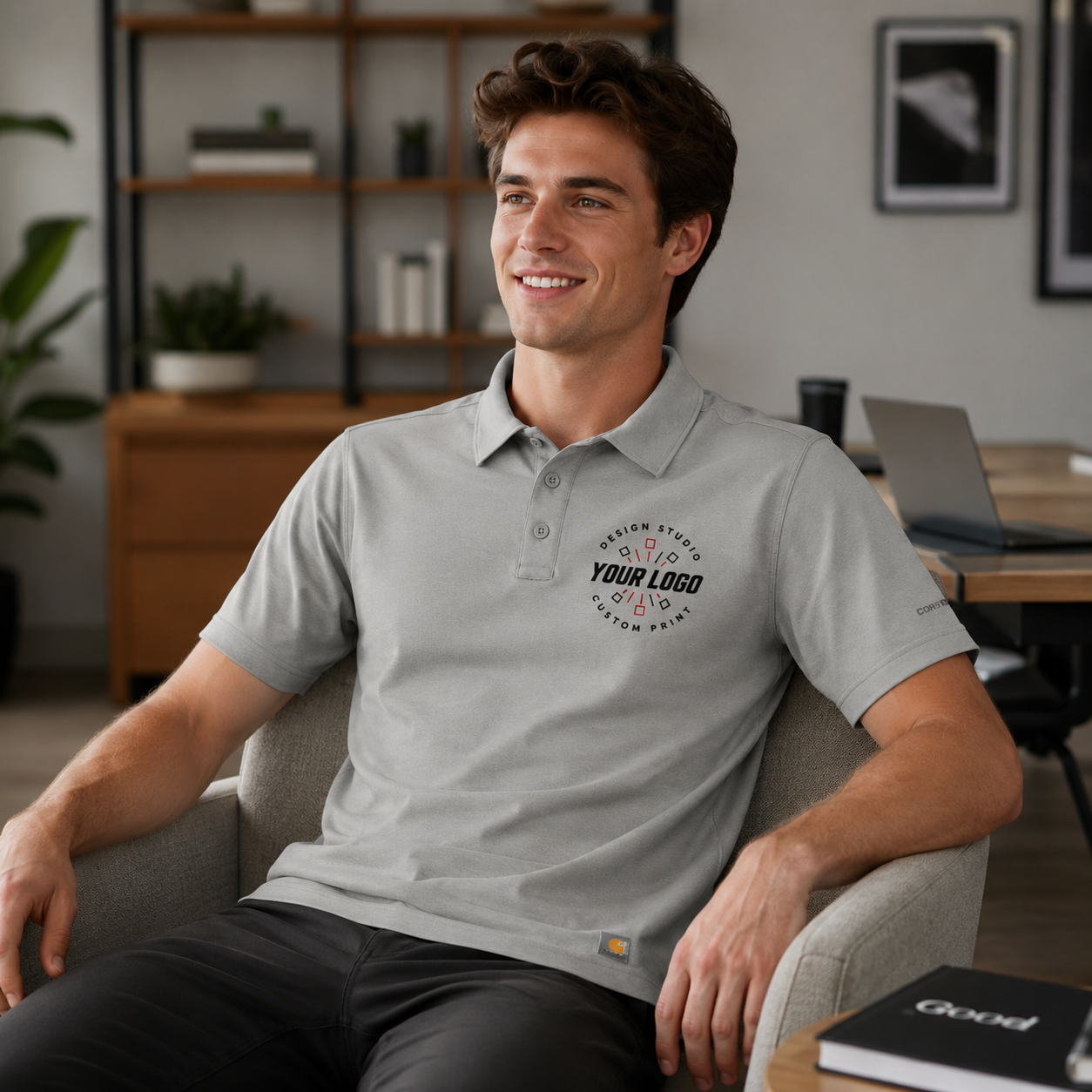 Carhartt Force Polo with Logo – Snag-Resistant Pocket Work Polo