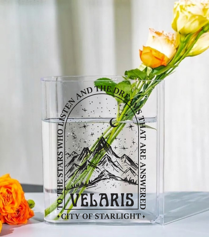 Fantasy Starlight Acrylic Book Vase