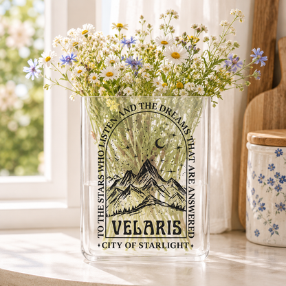 Fantasy Starlight Acrylic Book Vase