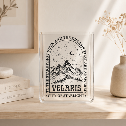 Fantasy Starlight Acrylic Book Vase