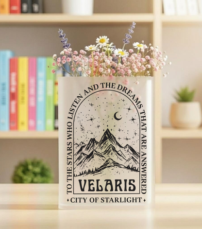 Fantasy Starlight Acrylic Book Vase