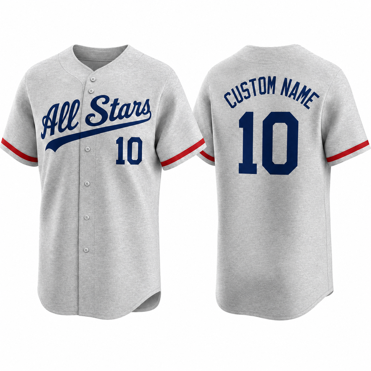 Personalized Baseball Jersey, Custom Name and Number Shirt, All Stars Team Jersey, Game Day Button Up Shirt, Sports Fan Jersey, Team Uniform