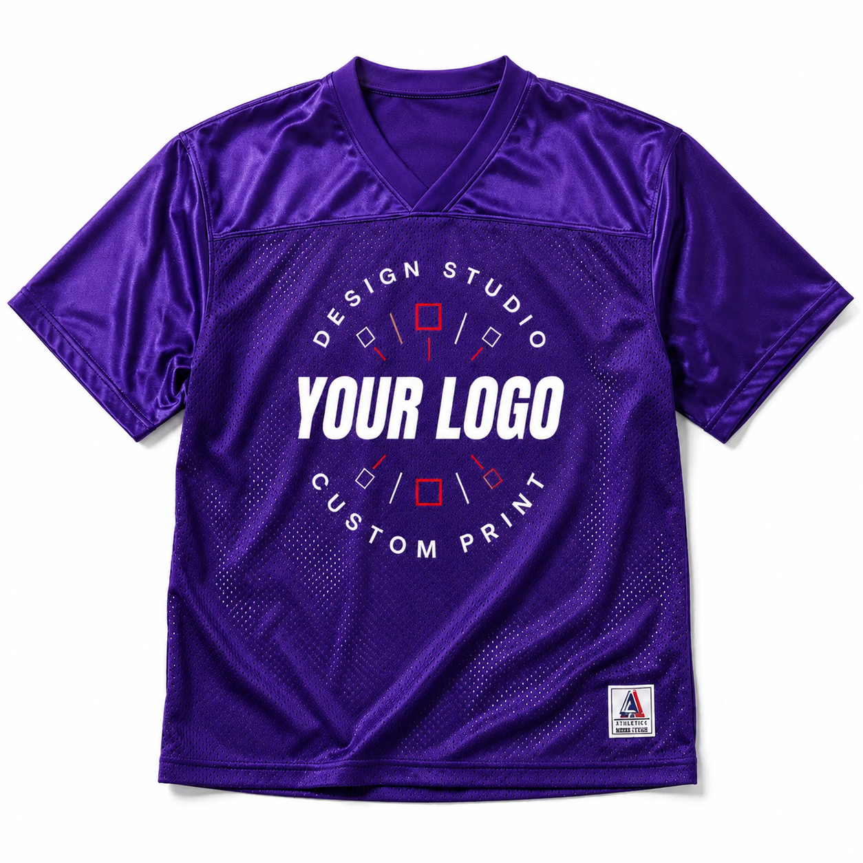 Logo Football Jersey – Stadium Replica Team Uniform Shirt
