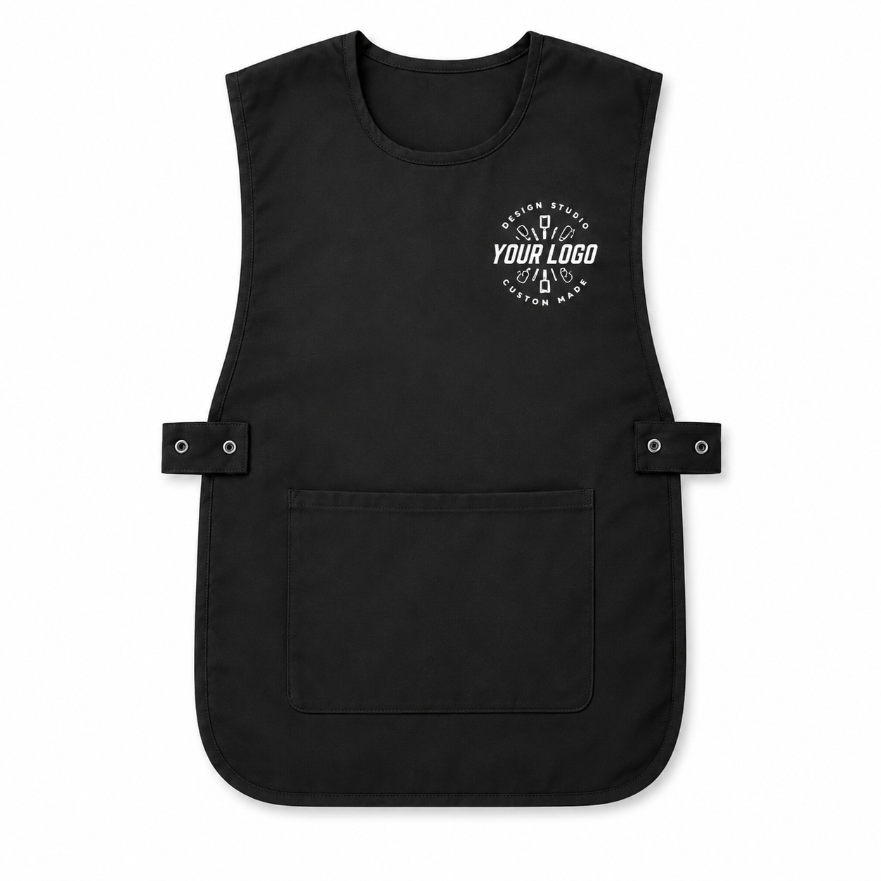 House Cleaning Apron with Logo – Professional Maid Service Uniform