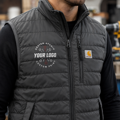 Carhartt Gilliam Work Vest with Logo – Custom Lightweight Insulated Vest