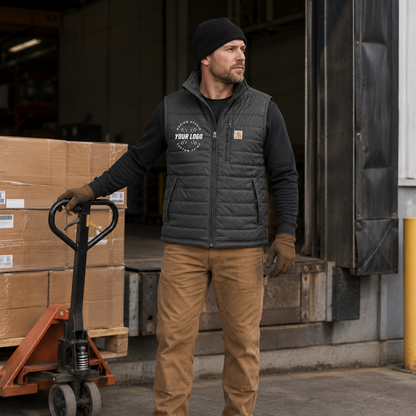 Carhartt Gilliam Work Vest with Logo – Custom Lightweight Insulated Vest