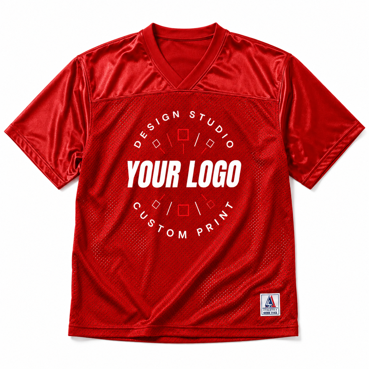 Logo Football Jersey – Stadium Replica Team Uniform Shirt