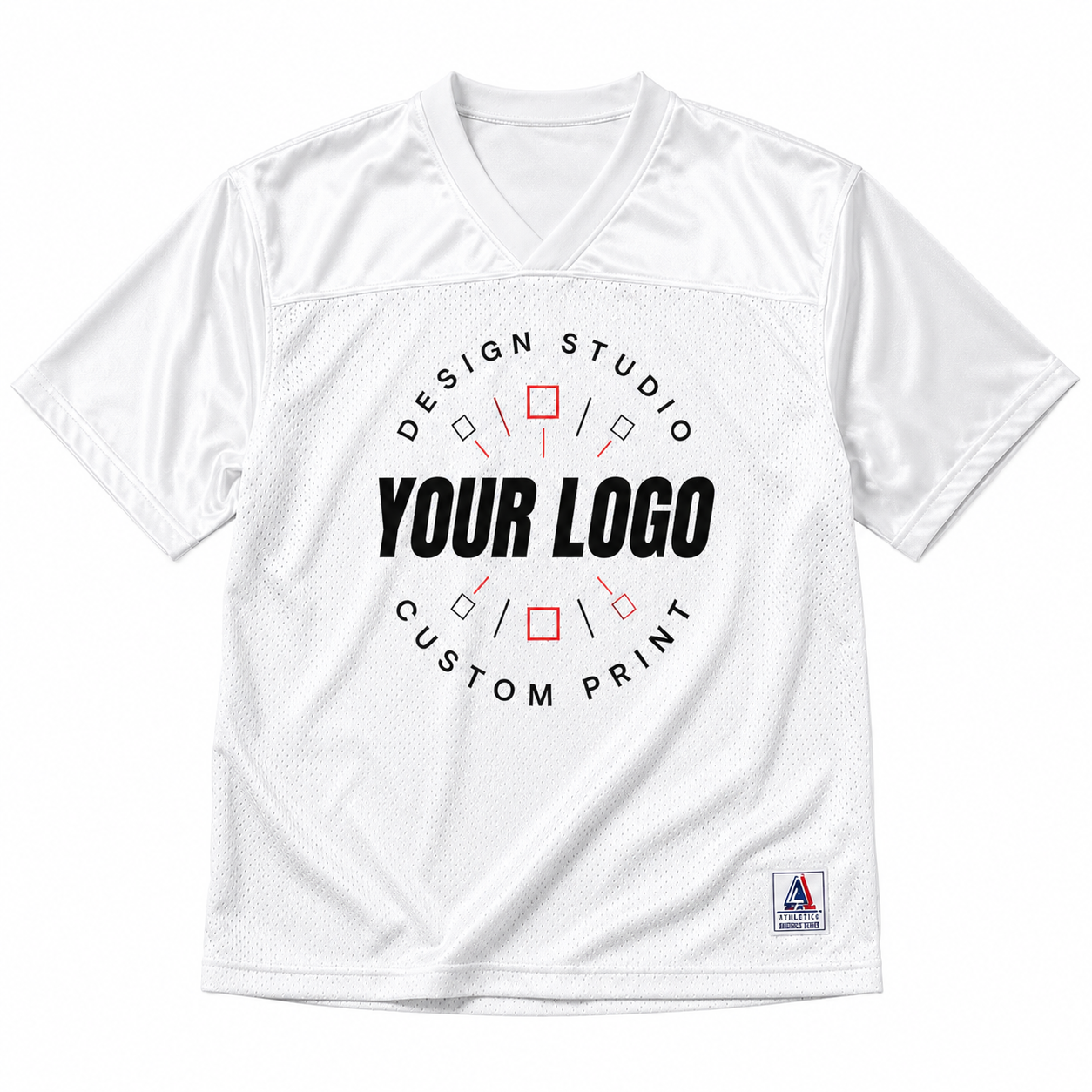 Logo Football Jersey – Stadium Replica Team Uniform Shirt