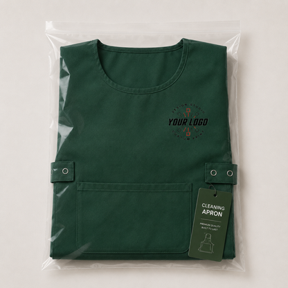 House Cleaning Apron with Logo – Professional Maid Service Uniform