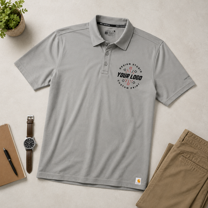 Carhartt Force Polo with Logo – Snag-Resistant Pocket Work Polo