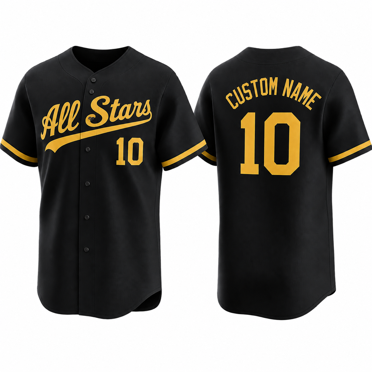 Personalized Baseball Jersey, Custom Name and Number Shirt, All Stars Team Jersey, Game Day Button Up Shirt, Sports Fan Jersey, Team Uniform