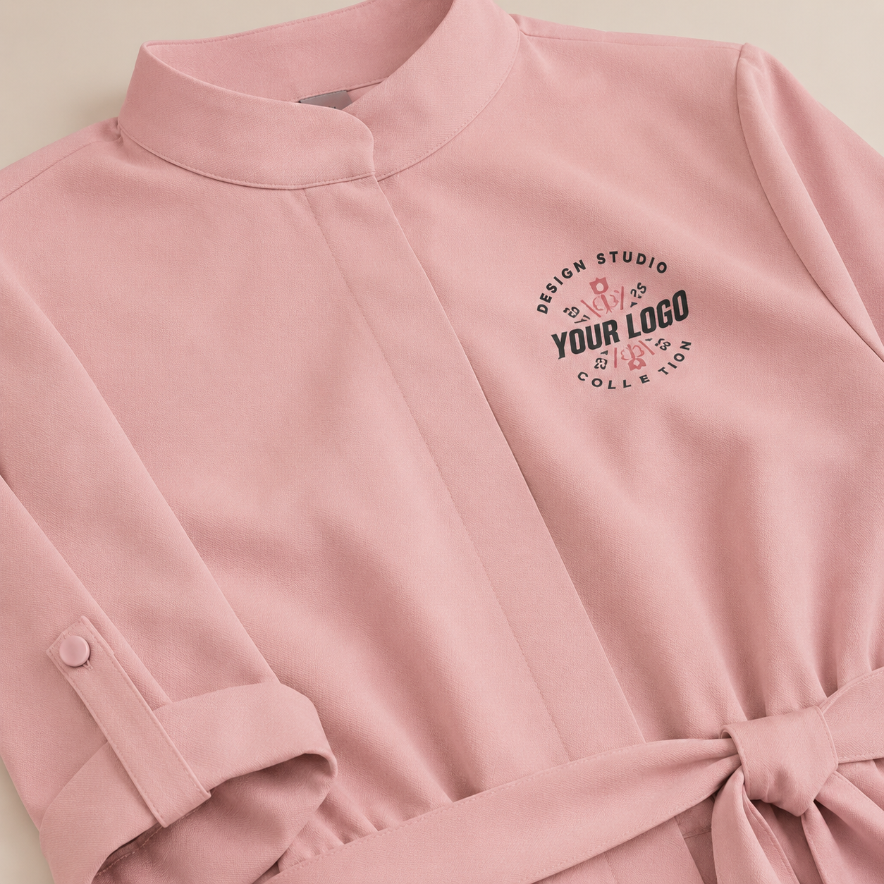 Women’s Spa Uniform Set – Logo Beauty Staff Tunic & Pants