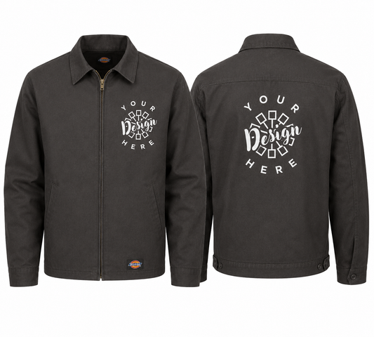 Custom Dickies Work Jacket with Logo – WJ40 Full-Zip Corporate Workwear Jacket