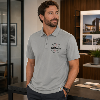 Carhartt Force Polo with Logo – Snag-Resistant Pocket Work Polo