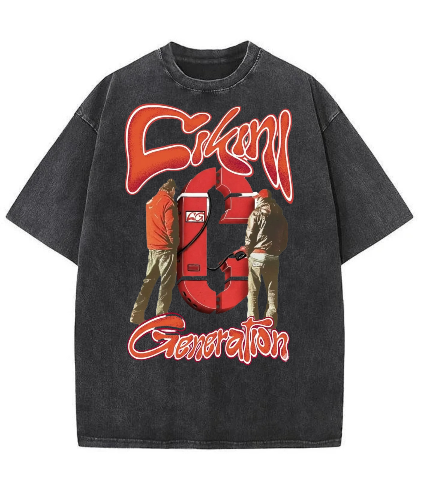 Washed Gas Station Generation Graphic Tee