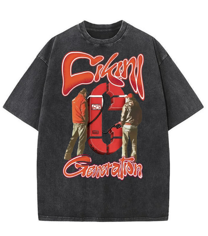 Washed Gas Station Generation Graphic Tee