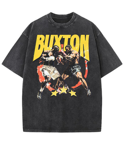 Washed Buxton Boxing Graphic Streetwear Tee