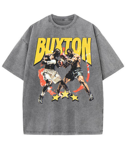Washed Buxton Boxing Graphic Streetwear Tee