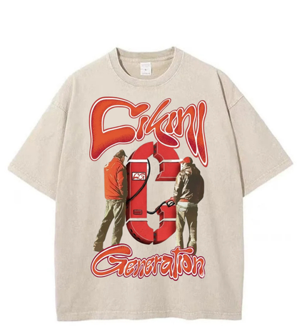 Washed Gas Station Generation Graphic Tee