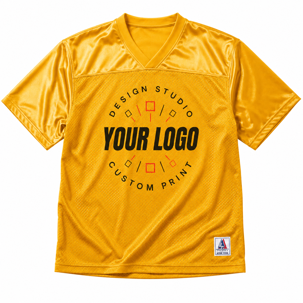 Logo Football Jersey – Stadium Replica Team Uniform Shirt