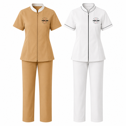 Cleaning Staff Uniform Set with Logo – Professional Housekeeping Workwear