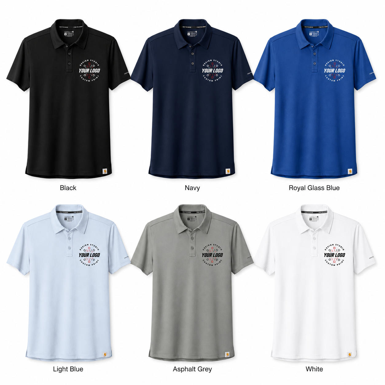 Carhartt Force Polo with Logo – Snag-Resistant Pocket Work Polo