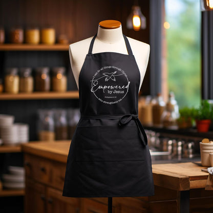 Personalized Bib Apron – Logo Kitchen Apron for Restaurant & Cafe Staff
